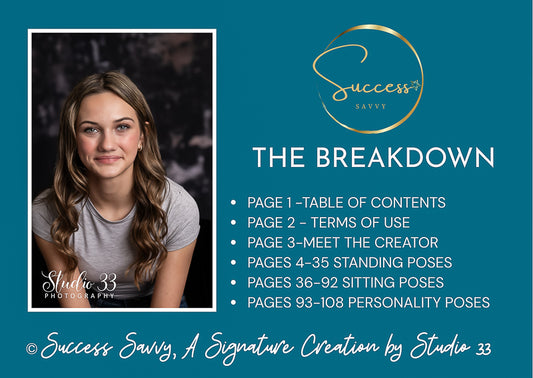 THE POSING PLAYBOOK : TWEEN EDITION